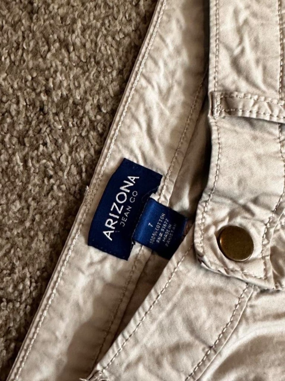 Arizona white cargo pants